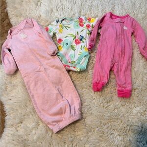 Carter's Pink and Floral Kids Matching Set